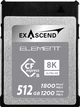 Exascend Element R1800/W1200 CFexpress 2.0 Type B 512GB