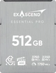 Exascend Essential Pro R3750/W3350 CFexpress 4.0 Type B 512GB