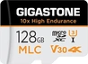 Gigastone 10x High Endurance R100/W80 microSDXC 128GB Kit, UHS-I U3, Class 10
