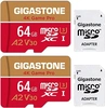 Gigastone 4K Game Pro R95/W35 microSDXC 64GB Kit, UHS-I U3, A2, Class 10, 2er-Pack