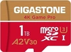 Gigastone 4K Game Pro R150/W140 microSDXC 1TB Kit, UHS-I U3, A2, Class 10