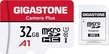 Gigastone Camera Plus R90/W20 microSDHC 32GB Kit, UHS-I U1, A1, Class 10