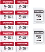 Gigastone Camera Plus R90/W20 microSDHC 32GB Kit, UHS-I U1, A1, Class 10, 10er-Pack
