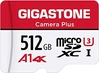 Gigastone Camera Plus R100/W80 microSDXC 512GB Kit, UHS-I U3, A1, Class 10