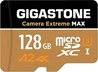Gigastone Camera Extreme MAX R160/W100 microSDXC 128GB Kit, UHS-I U3, A2, Class 10