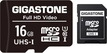 Gigastone Full HD Video R85/W15 microSDHC 16GB Kit, UHS-I U1, Class 10