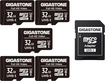 Gigastone Full HD Video R90/W20 microSDHC 32GB Kit, UHS-I U1, Class 10, 5er-Pack