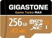 Gigastone Game Turbo MAX R160/W130 microSDXC 256GB Kit, UHS-I U3, A2, Class 10