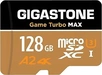 Gigastone Game Turbo MAX R160/W100 microSDXC 128GB Kit, UHS-I U3, A2, Class 10