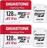 Gigastone Gaming Plus R100/W50 microSDXC 128GB Kit, UHS-I U3, A1, Class 10, 2er-Pack