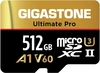 Gigastone Ultimate Pro R280/W200 microSDXC 512GB Kit,...