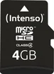 Intenso R21/W5 microSDHC 4GB Kit, Class 4