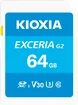 KIOXIA EXCERIA G2 R100/W50 SDXC 64GB, UHS-I U3, Class 10