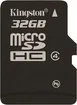 Kingston microSDHC 32GB, Class 4