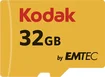 Kodak 580X R85/W20 microSDHC 32GB Kit, UHS-I U1, Class 10