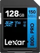 Lexar BLUE Series 800x PRO R150/W45 SDXC 128GB, UHS-I U3, Class 10