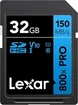 Lexar BLUE Series 800x PRO R150 SDHC 32GB, UHS-I U1, Class 10