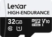 Lexar High-Endurance R100/W30 microSDHC 32GB, UHS-I, Class 10