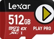 Lexar PLAY PRO R900/W600 microSDXC Express 512GB,...