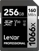 Lexar Professional 1066x Silver Series R160/W120 SDXC 256GB, UHS-I U3, Class 10