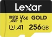 Lexar Professional GOLD R280/W180 microSDXC 256GB Kit, UHS-II U3, A1, Class 10