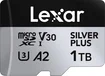 Lexar Professional SILVER PLUS R205/W150 microSDXC 1TB Kit, UHS-I U3, A2, Class 10