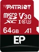 Patriot EP R90/W80 microSDXC 64GB Kit, UHS-I U3, A1, Class 10