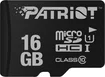 Patriot LX R80 microSDHC 16GB, UHS-I U1, Class 10