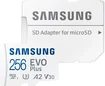 Samsung EVO Plus 2021 R130 microSDXC 256GB Kit, UHS-I U3, A2, Class 10