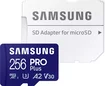 Samsung PRO Plus R180/W130 microSDXC 256GB Kit, UHS-I U3, A2, Class 10