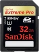 SanDisk Extreme PRO R95/W90 SDHC 32GB, UHS-I, Class 10