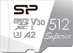 Silicon Power Superior R100/W80 microSDXC 512GB Kit, UHS-I U3, A2, Class 10