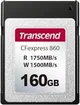 Transcend CFexpress 860 R1750/W1500 CFexpress Type B 160GB