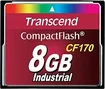 Transcend Industrial 170x R90/W60 CompactFlash Card 8GB