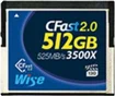 Wise Advanced Blue 3500X R525/W450 CFast 2.0 CompactFlash Card 512GB