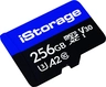 iStorage microSDXC 256GB, UHS-I U3, A2, Class 10, 10er-Pack