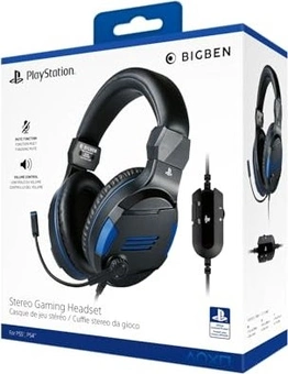BigBen стерео Gaming гарнітура V3 для PS4 чорний/синій