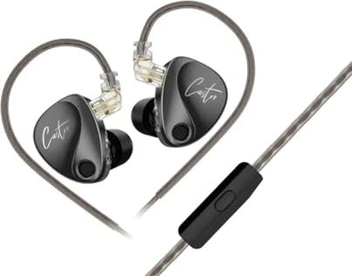 KZ Castor з мікрофоном чорний