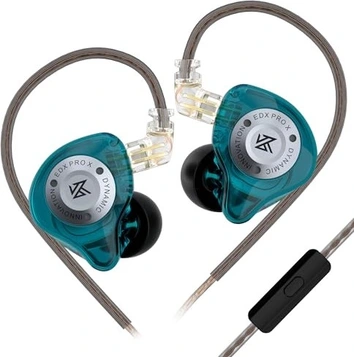 KZ EDX Pro X без мікрофона бірюзовий