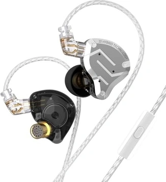 KZ ZS10 Pro з мікрофоном чорний