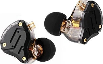 KZ ZS10 Pro без мікрофона темний чорний