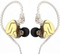 KZ ZSN Pro X з мікрофоном золотий