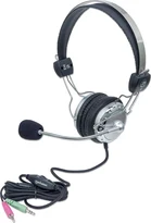 Manhattan stereo headset silver