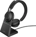 Jabra Evolve2 65 стерео USB-C UC with Charging Stand чорний
