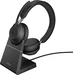 Jabra Evolve2 65 стерео USB-A MS with Charging Stand чорний