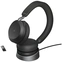 Jabra Evolve2 75 USB-A MS Teams із зарядною станцією чорний