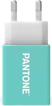 Celly Pantone wall Charger USB white/light blue