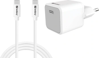 Sandberg USB-C 20W Charger EU + USB-C cable white