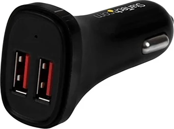 StarTech Dual port USB автомобільна зарядка 24W/4.8A black