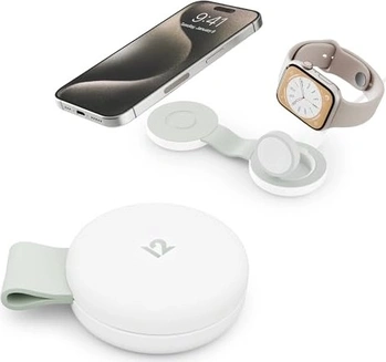 Twelve South ButterFly SE 2-в-1 Qi2 Charger white